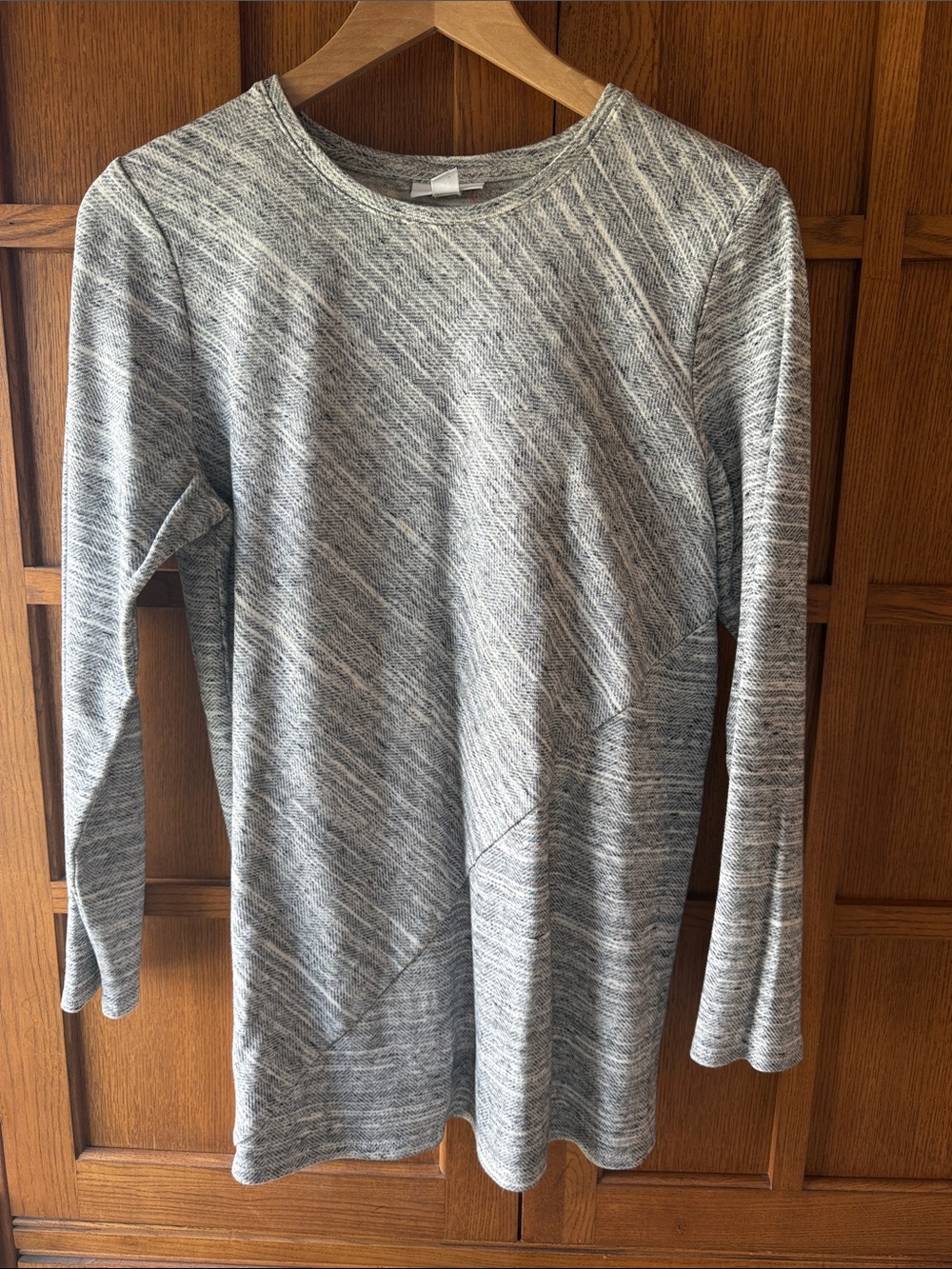 J. Jill Heathered Gray Long Sleeve Top
